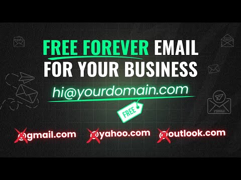 How to Set Up FREE FOREVER Email With Your Own Domain Name | FREE Business & Nonprofit Email