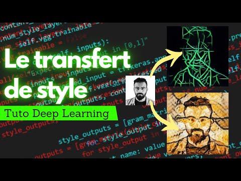 Comprendre le transfert Learning. Créer une oeuvre d'art avec l'IA.