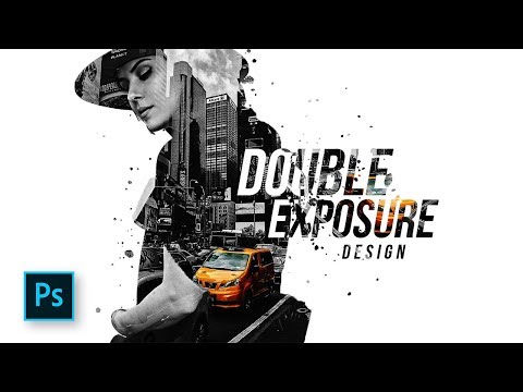 How to Combine Double Exposure & Selective color Design in Photoshop - Photoshop Tutorials