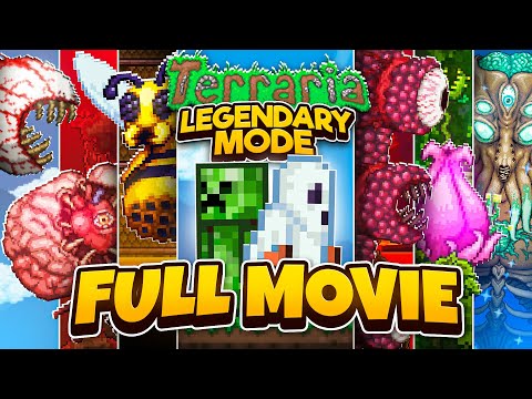 Two Idiots Try To Beat Terraria's LEGENDARY Mode | Full Movie