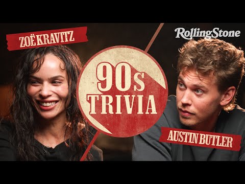 Zoë Kravitz and Austin Butler Get Drunk Playing 90s Trivia, Talk 'Caught Stealing'