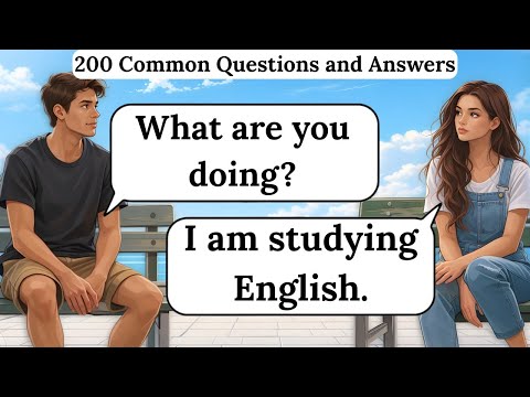 ✅ English Speaking Practice | 200 Common Questions and Answers in English