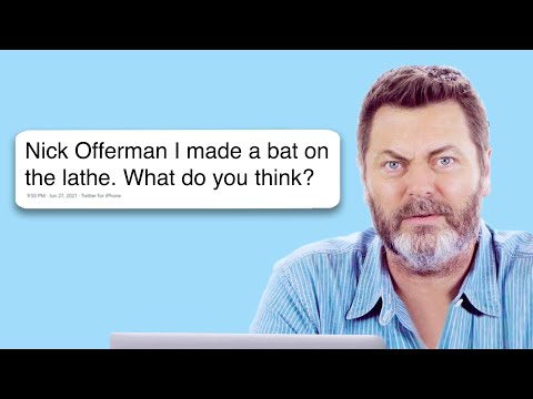 Nick Offerman Replies to Fans on the Internet | Actually Me | GQ