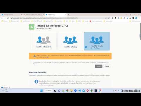 Video1 CPQ Package installtion  Salesforce CPQ