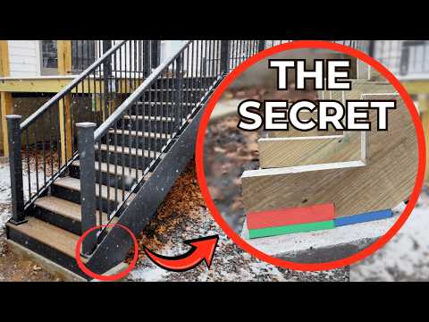 Everyone will be Building Exterior Steps Like This Now (The "Never Rot" Method that adds 30+ Years)