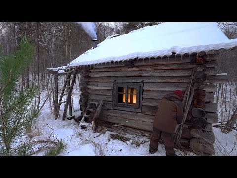 Restoration of an abandoned wooden house in the forest | ASMR | START TO FINISH