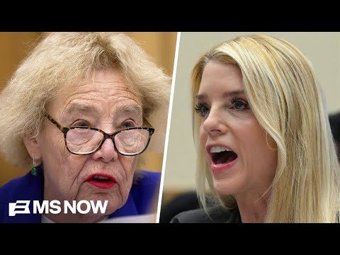 'Pathetic': Dem Rep. criticizes Bondi for avoiding questions