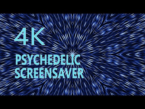 1 hour 4k Psychedelic Screensaver