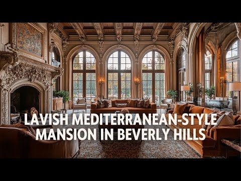 Inside a Lavish Mediterranean Style Mansion in Beverly Hills – A True Masterpiece of Luxury