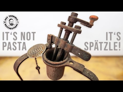 My Masterpiece - Restoration of a German "Spätzle" Pasta Press