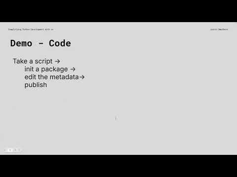 Modern Python Packaging with uv