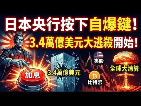 日元加息刺破泡沫！普通人如何在這場全球資產大洗牌中保命？