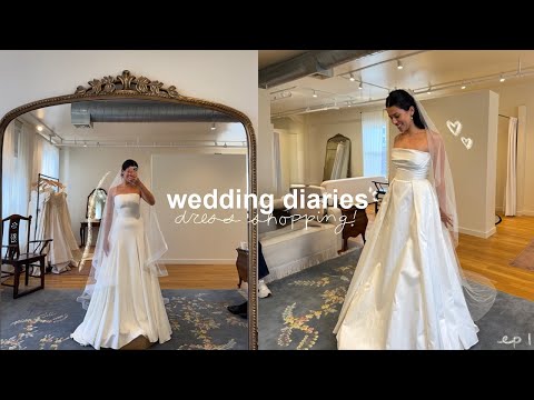 wedding diaries | let's go wedding dress shopping (I said yes!!)
