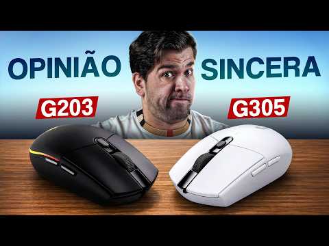 Logitech G203 e G305: Eles ainda valem a pena em 2026? (SEM PASSAR PANO!)