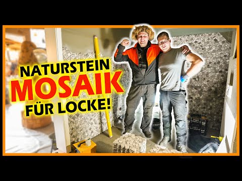 NATURSTEIN-MOSAIK VERLEGEN für Locke! @HOLZKUNSTSCHOLZOFFIZIELL | Home Build Solution