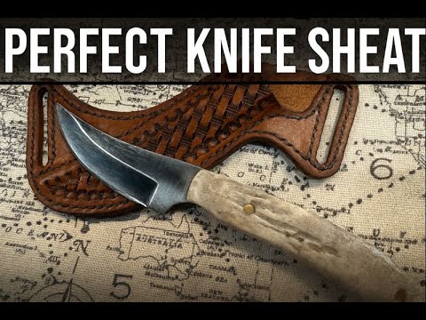 “Custom Leather Knife Sheath — Full Build from Start to Finish”