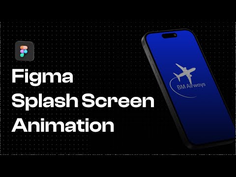 I Designed & Animated This Splash Screen in Figma — Here’s How I Did It 👇