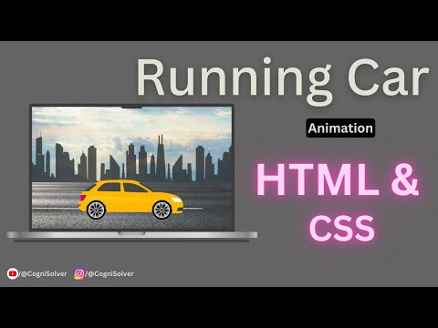 Running Car Animation | HTML & CSS
