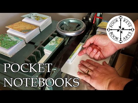 Making a Batch of Upcycled Pocket Notebooks - Easy No-Sew Binding