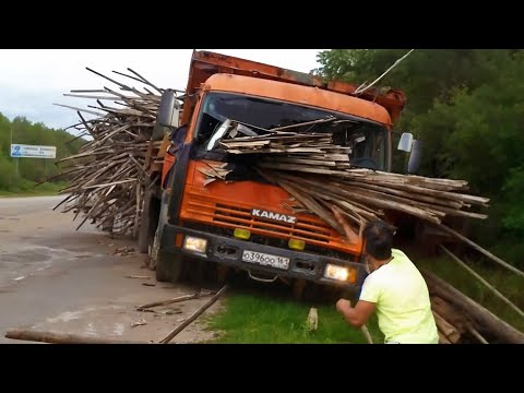 Идиоты На Огромных Грузовиках, Которым Нельзя Было Выдавать Права!