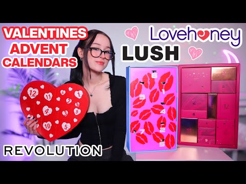 UNBOXING VALENTINES ADVENT CALENDARS!? *Lush LoveHoney Revolution etc...*