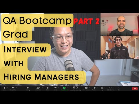 QA Bootcamp Grad Interview with Hiring Managers in 2023