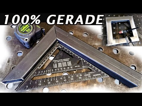 Schweißen ohne Verzug- So bleibt der Rahmen gerade!