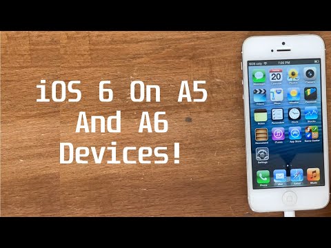 How To Jailbreak And Downgrade Your Apple A6/A5 Based Device to iOS 6 On Windows!