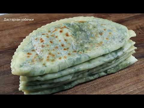 Мука, кипяток, Зелень и 4 яйца! Вот, как нужно готовить Кутабы с Зеленью! ВЕК ЖИВИ-ВЕК УЧИСЬ!