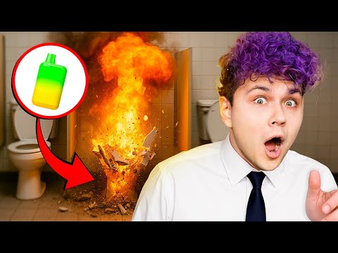 ОДНОРАЗКА взорвалась в ТУАЛЕТЕ...💥 Школьные истории моих ПОДПИСЧИКОВ