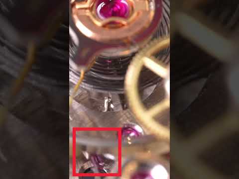 Can you see the Tick-Tack?  #restoration #watch #vintage