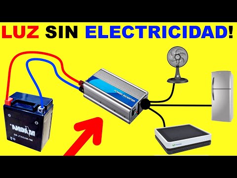 How to Have Light in Your Home Without a Power Plant! Inverter and Battery!
