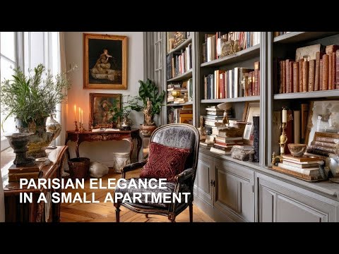 Parisian Elegance in a Small Apartment | Refined French Living Details