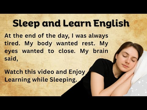 Sleep and Learn English || The Easiest Way to Improve Without Studying