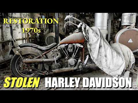 MAN STOLE a 50-years-old motorcycle and restore it with stolen parts!