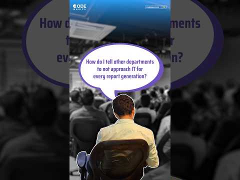 Self-service BI #codebasics #shorts #powerbi #workculture