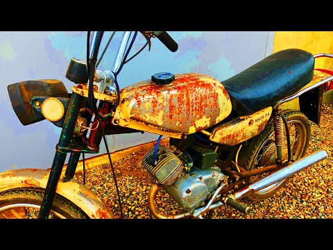 Rusty Old Motorcycle Full RESTORATION