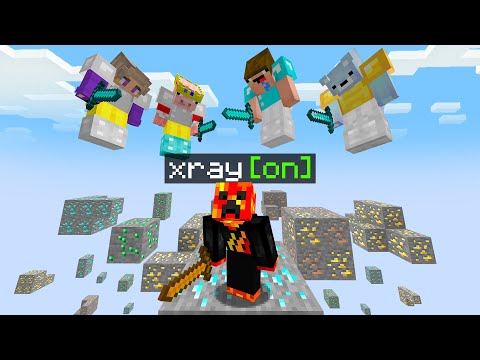 Using HACKS to CHEAT in Minecraft Manhunt...