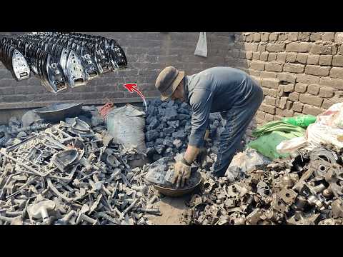Incredible Process of Metal Recycling to Make New Charcoal Iron