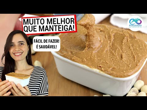 MANTEIGA PRA QUÊ SE EU TENHO AMENDOIM! SAUDÁVEL E BARATA, SEM GORDURA SATURADA E COLESTEROL!