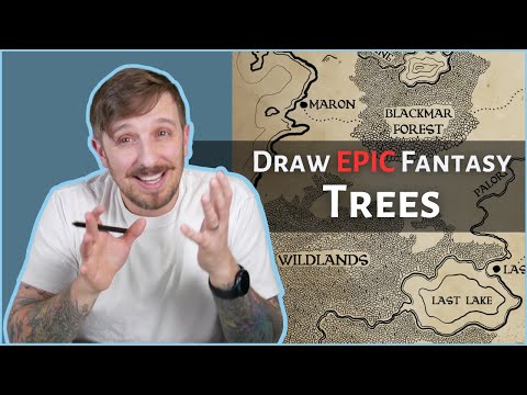 Draw Epic Fantasy Maps - Trees