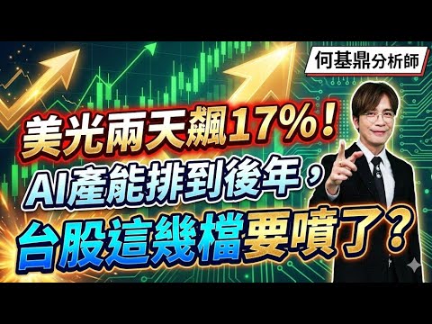 【美光2天飆17%！AI產能排到後年台股這幾檔要噴了？】何基鼎分析師 2025.12.20