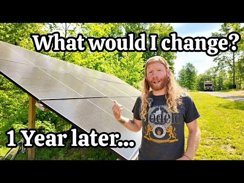 Off-Grid Solar 1 Year | Regrets & Walk-through