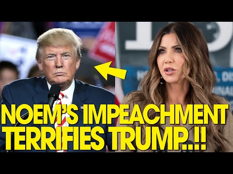 TRUMP PANICS as Kristi Noem Faces IMPEACHMENT — Walls Closing In