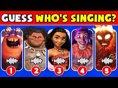 🌊Guess Who's SINGING - Moana 2 We're Back Characters Edition|🏝️Moana 2 We're Back Movie Quiz|NT Quiz