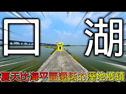 【冷門地區一日遊】雲林口湖是海平面下的聚落！因為淹水形成超美的雲林版的日月潭！我終於抵達了汪洋中的一條船！！【冠哥帶冠嫂去玩】