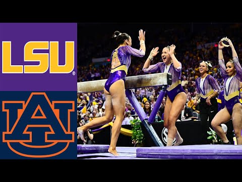 LSU vs Aubrun Full Game Women's College Gymnastics 2025
