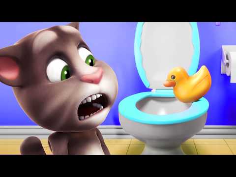 Talking Tom 🐱 ¡Rescate EXTREMO en el Inodoro! 😱🚽 Episodio 146 | Mejores dibujos animados