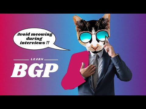 Learn BGP | Avoid meowing during interviews !!