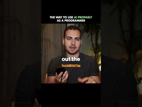 How to use AI properly as a developer.